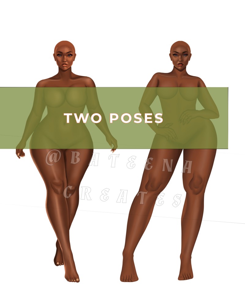 PLUS SIZE POSE CROQUIS PACK