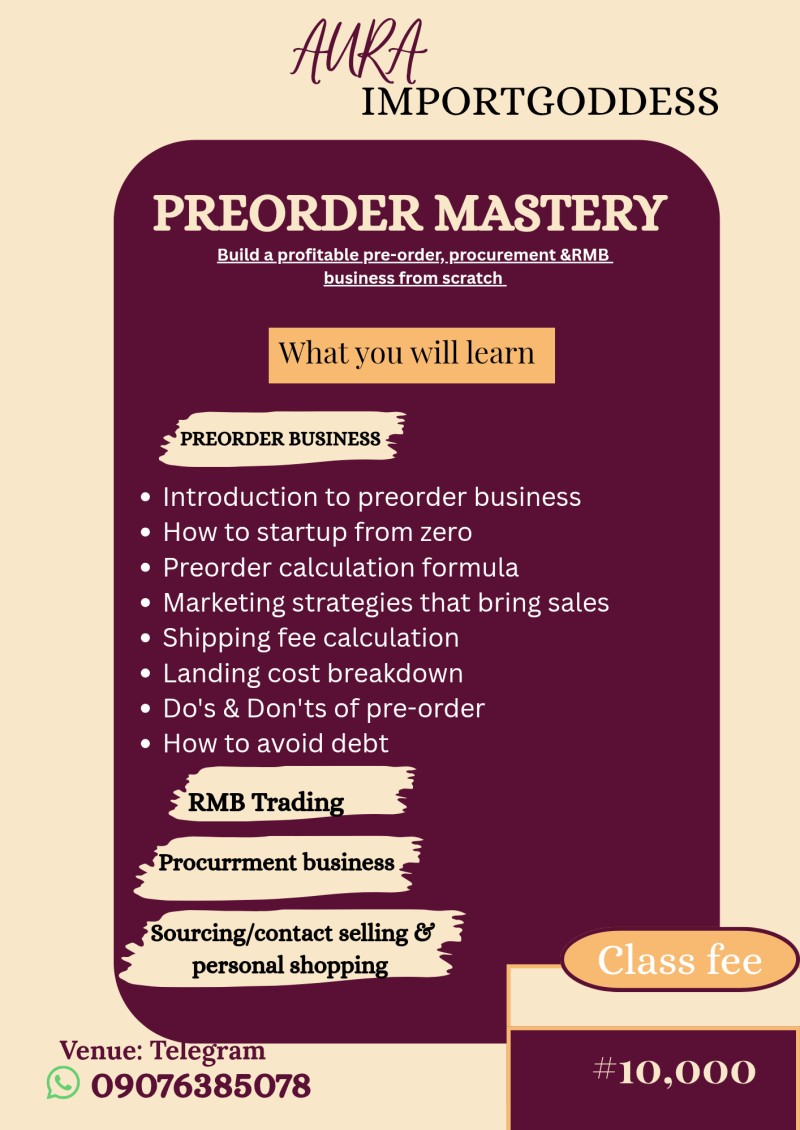 PRE-ORDER MASTERY