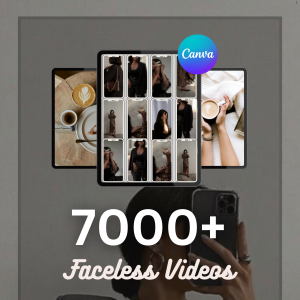 7000+ faceless videos + 300 aesthetic photos + Done-for- you hooks and...