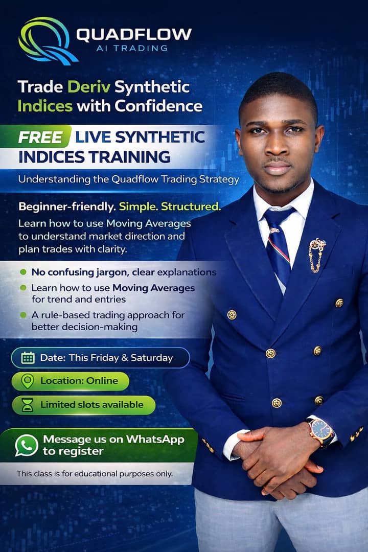 Deriv Synthetic Indices Trading – Recorded Training (Quadflow Strategy)