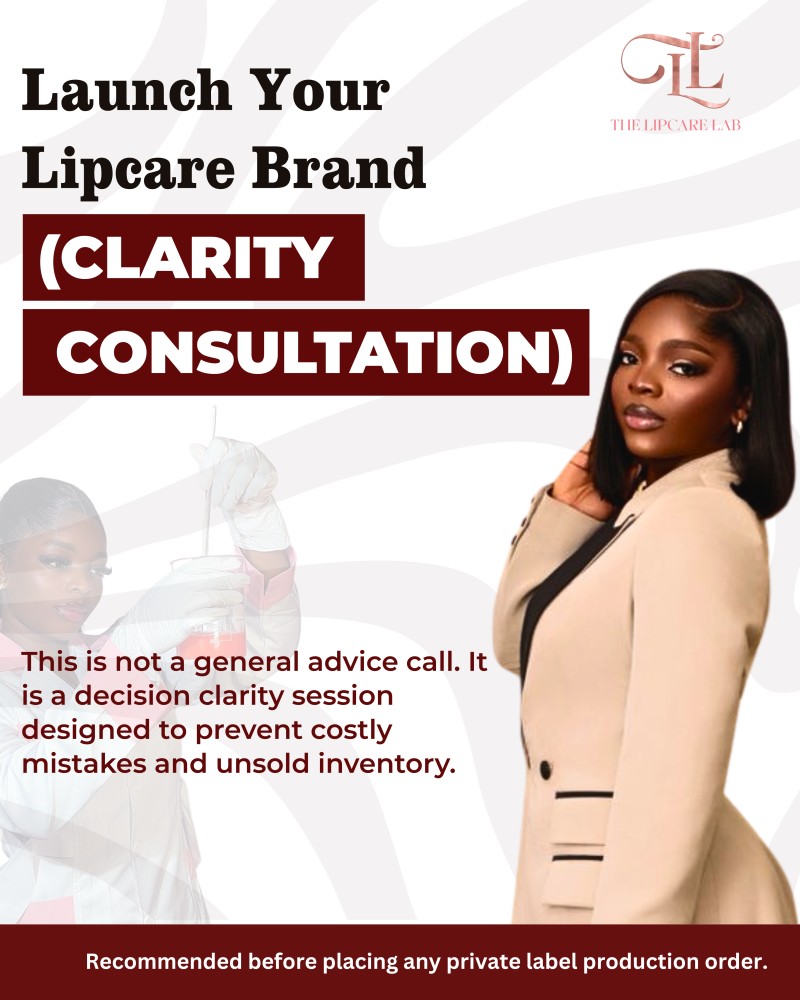 Launch Your Lipcare Brand (Clarity Consultation)