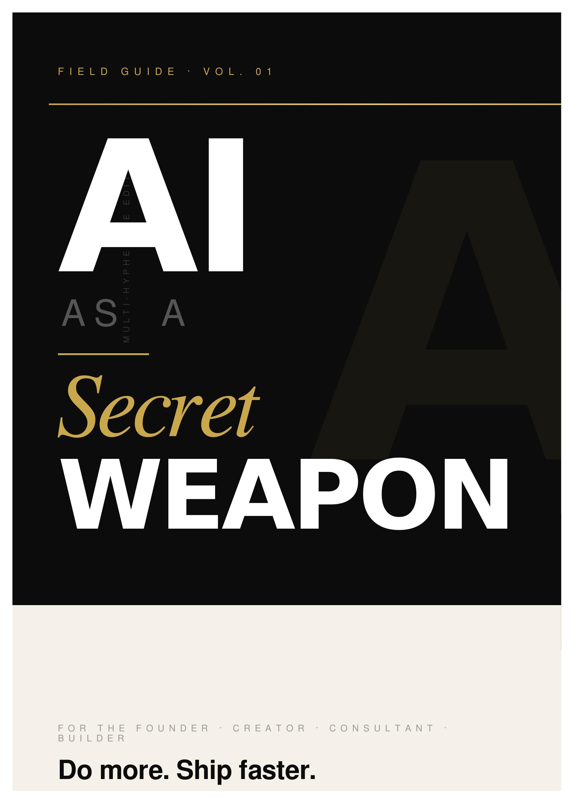 AI as a secret weapon