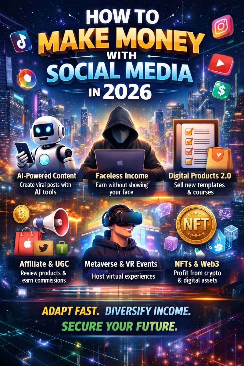 THE SOCIAL MEDIA WEALTH GUIDE: How to make money on social media in 2026