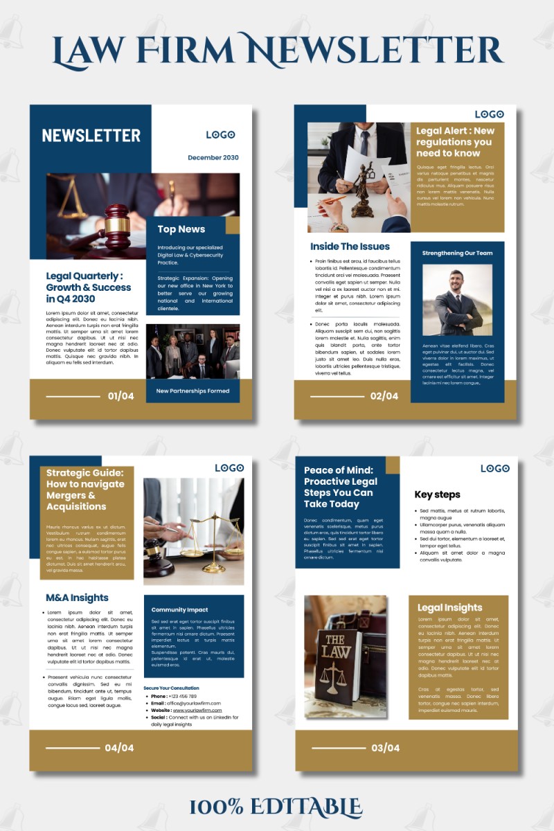 Elite Law Firm Newsletter
