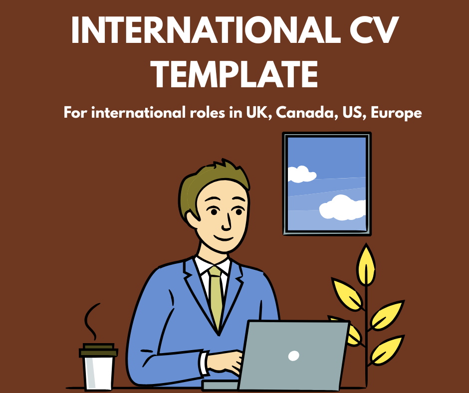 INTERNATIONAL CV TEMPLATE