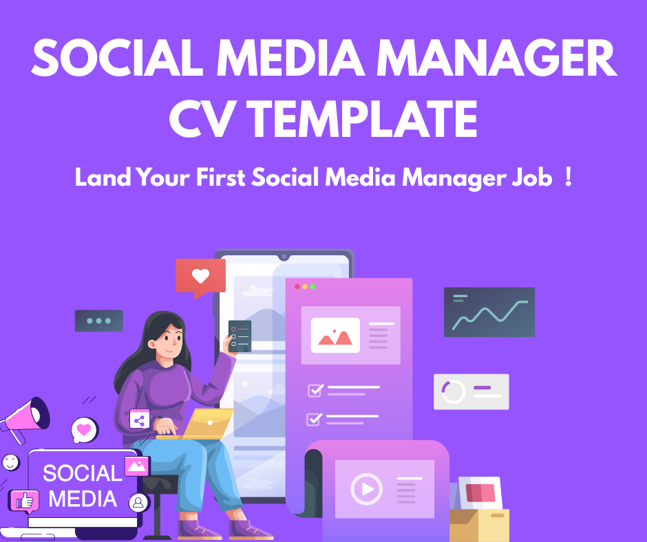 SOCIAL MEDIA MANAGER CV TEMPLATE