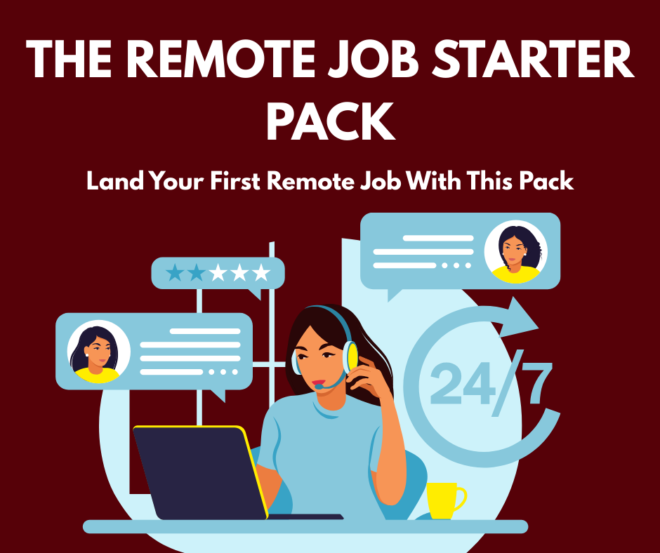 THE REMOTE JOB STARTER PACK (SUCCESS GUARANTEED)