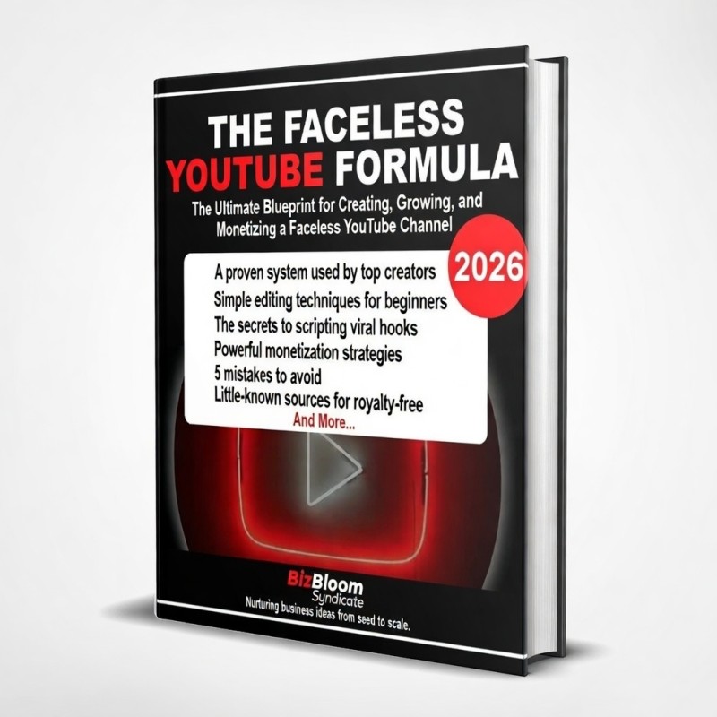 The Faceless YouTube Formula: The Step-by-Step Blueprint to Build a Channel, Get Monetized, and Create a Digital Asset Without Ever Showing Your Face