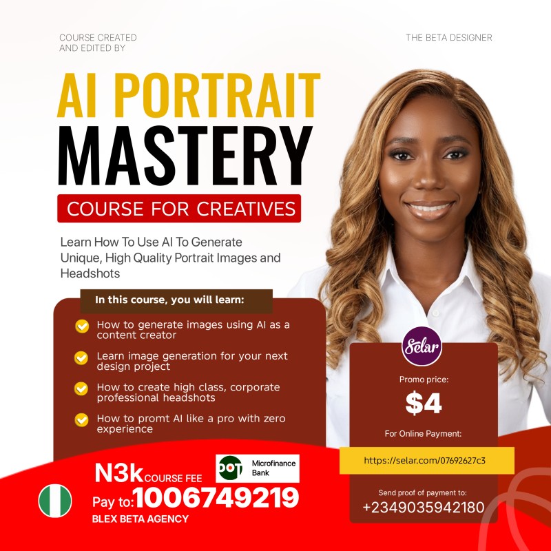 AI PORTRAIT MASTERY COURSE