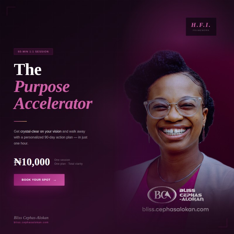 THE PURPOSE ACCELERATOR