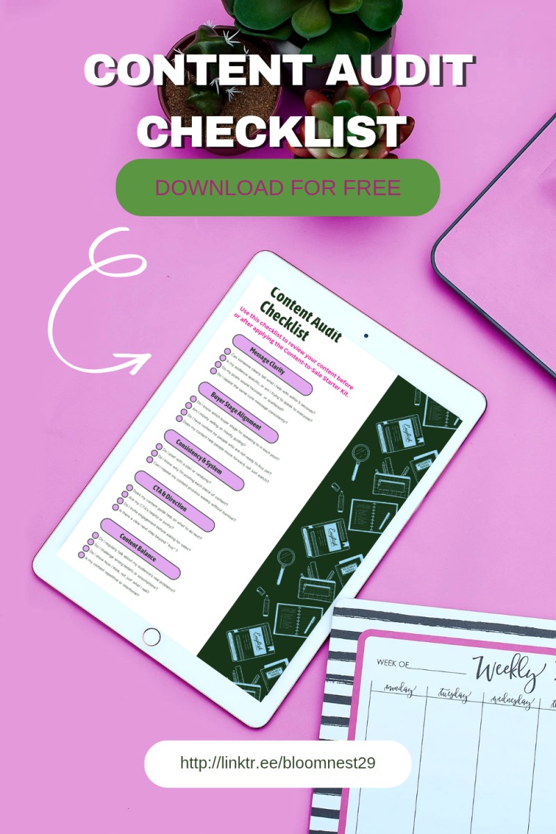 Content Audit Checklist
