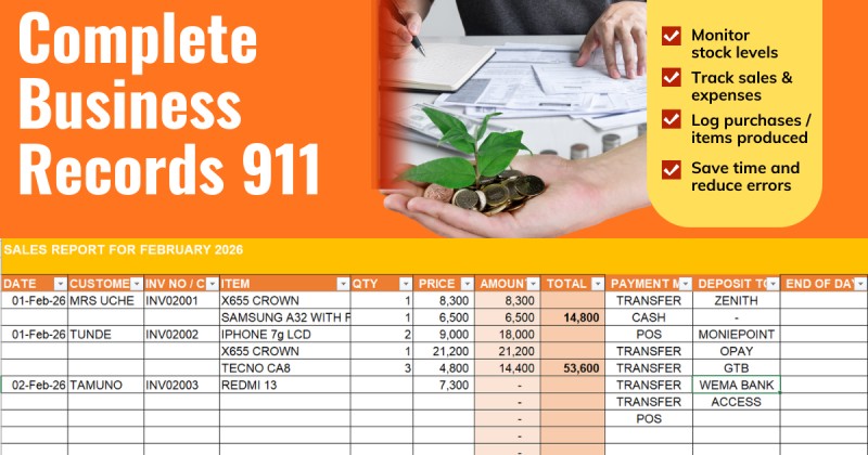 BUSINESS RECORDS 911