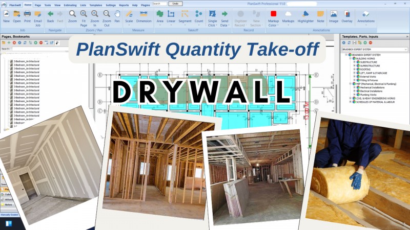 Drywall tutorial working drawings