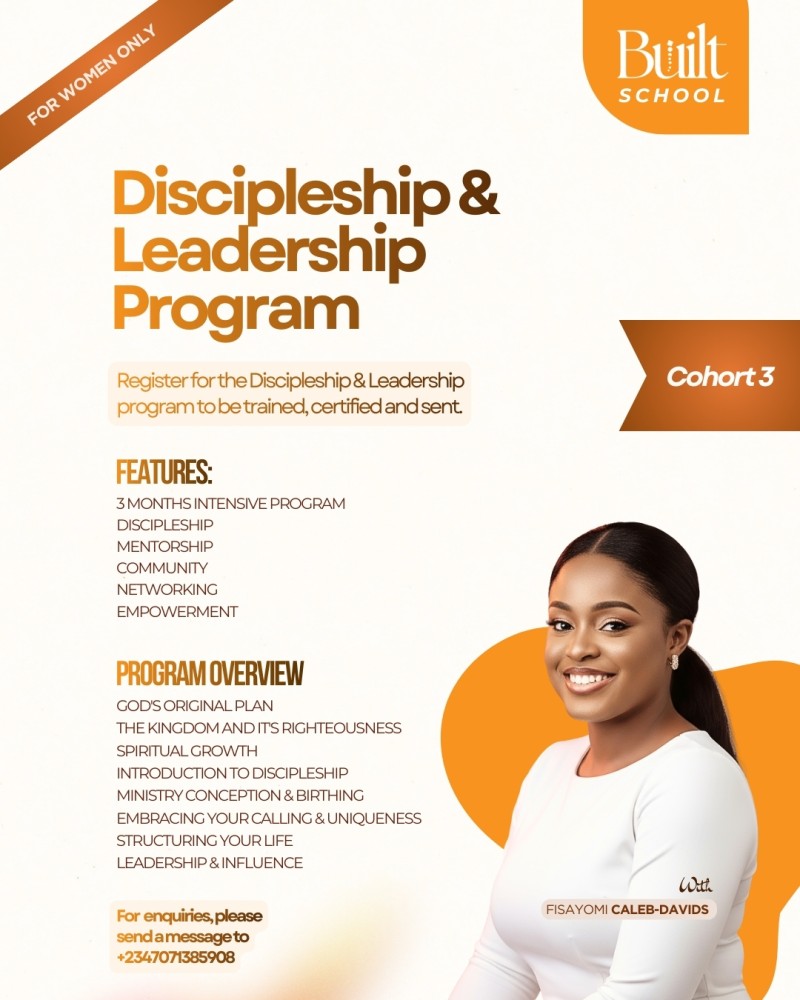 Built Discipleship and Leadership Program Registration
