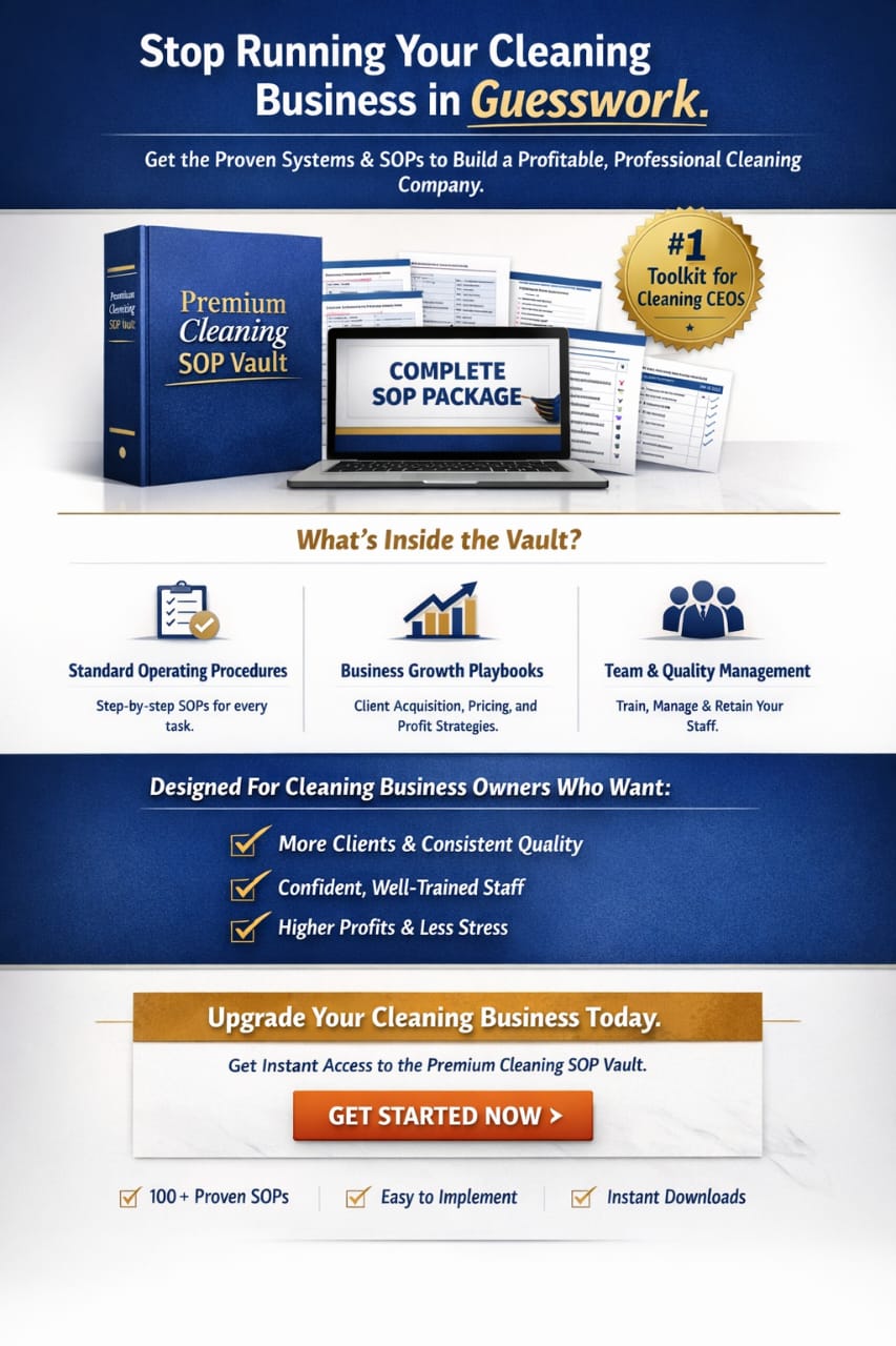 Premium Cleaning SOP Vault