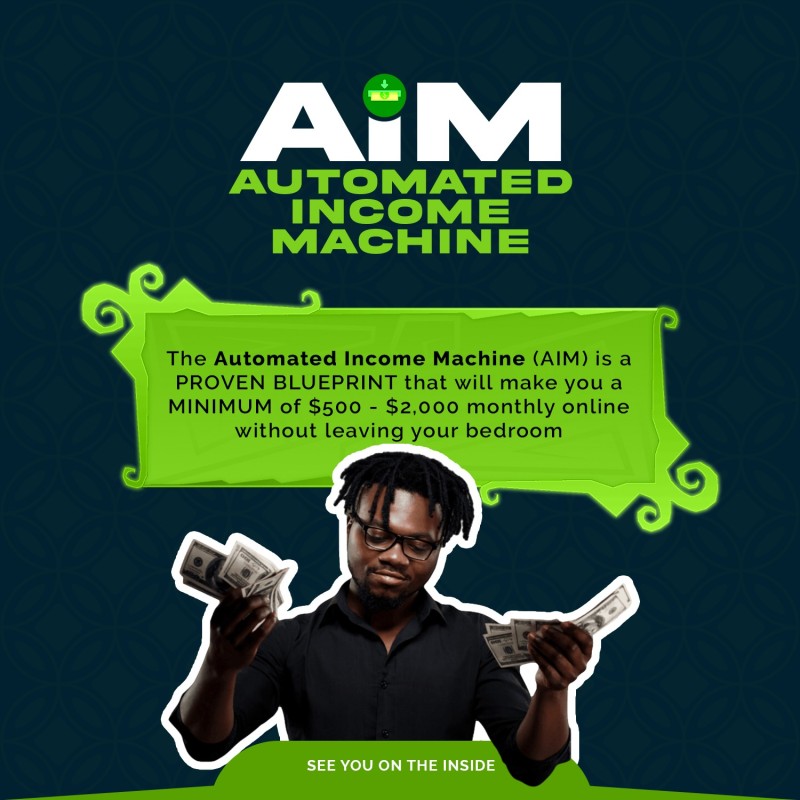 Automated Income Machine Ebook Guide.