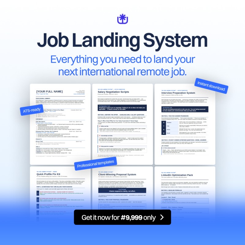 The Complete Job Landing System