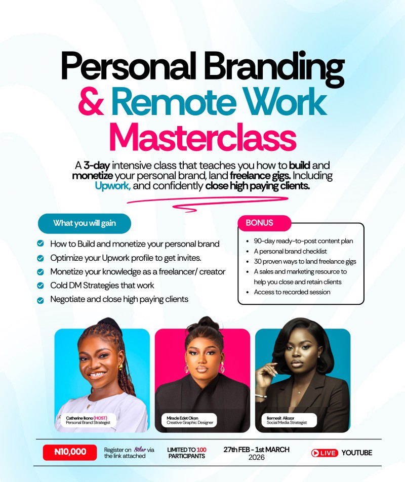 Personal Branding & Remote Work Masterclass