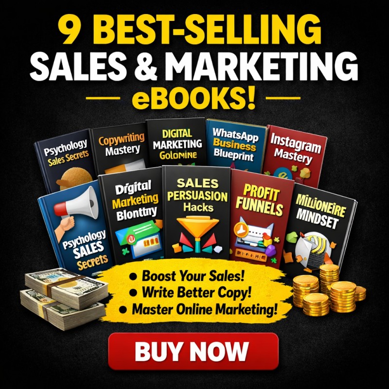 Bestselling sales and marketing ebooks