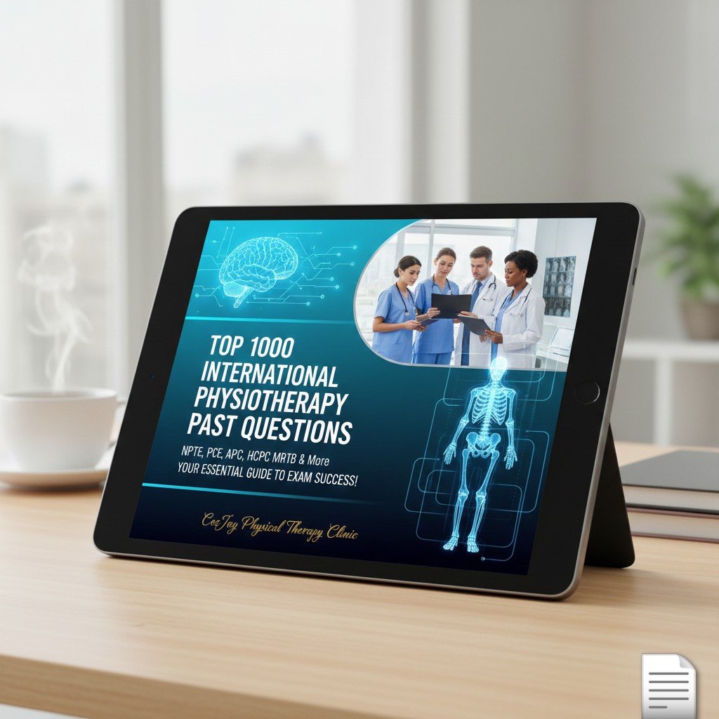 Top 1000 Physiotherapy international past questions paper to get you international scholarships
