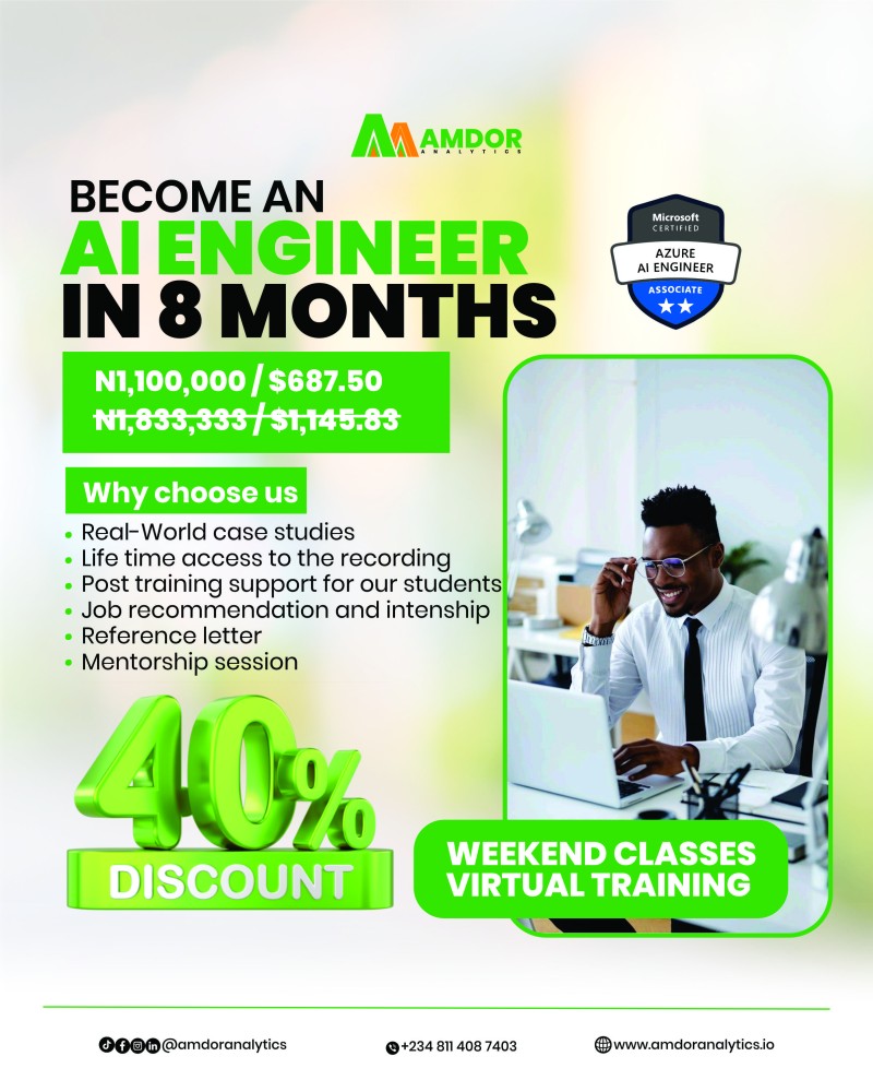 AI ENGINEERING SPECIALIST FIRST PAYMENT