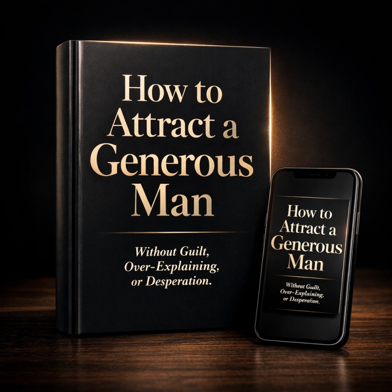 How to attract a generous man(without asking or chasing)