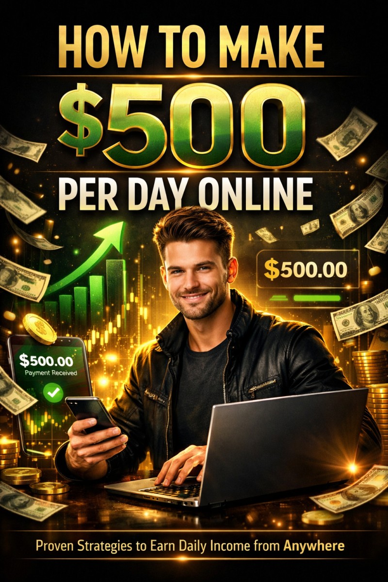 How to make 500$ per day
