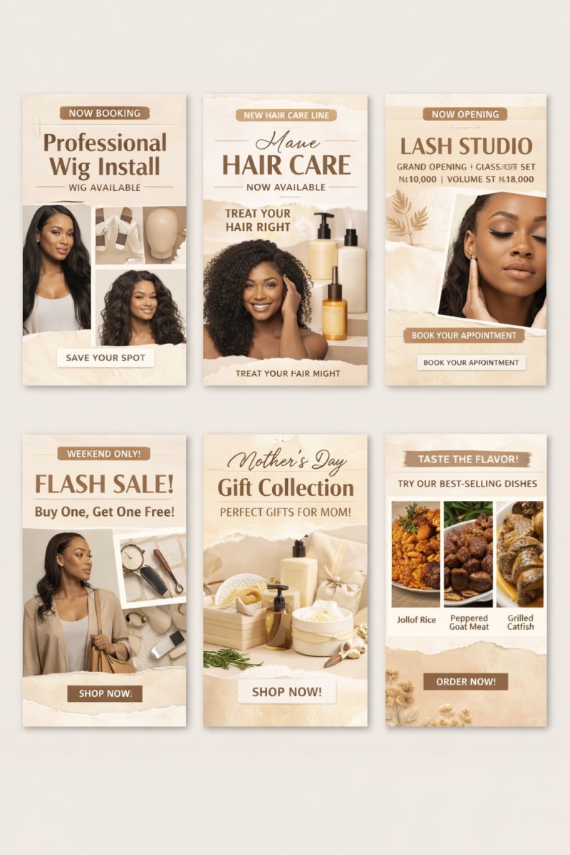 Pinterest pin business and Instagram pin