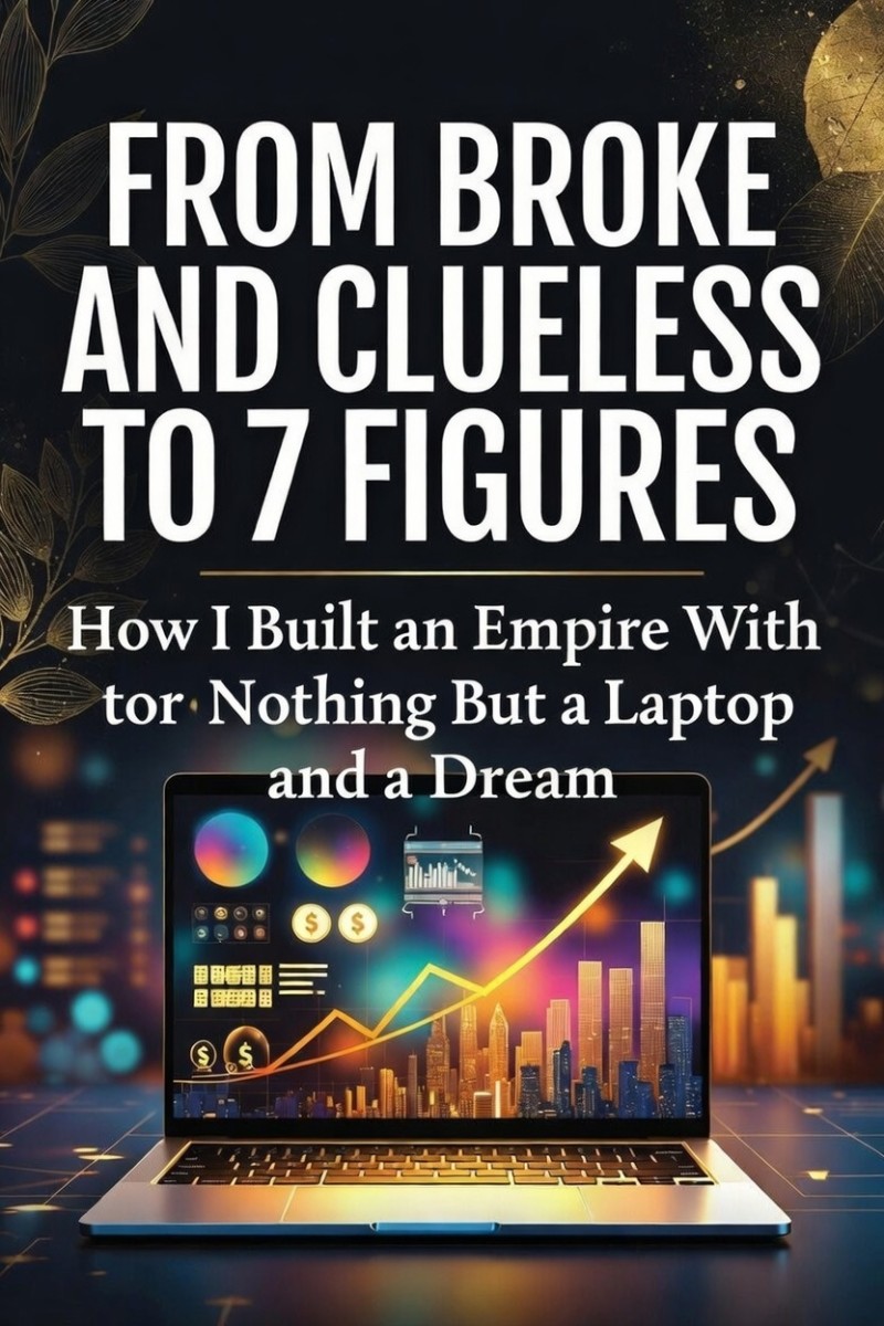 From Broke and Clueless to 7 Figures: How I Built an Empire With Nothing But a Laptop and a Dream