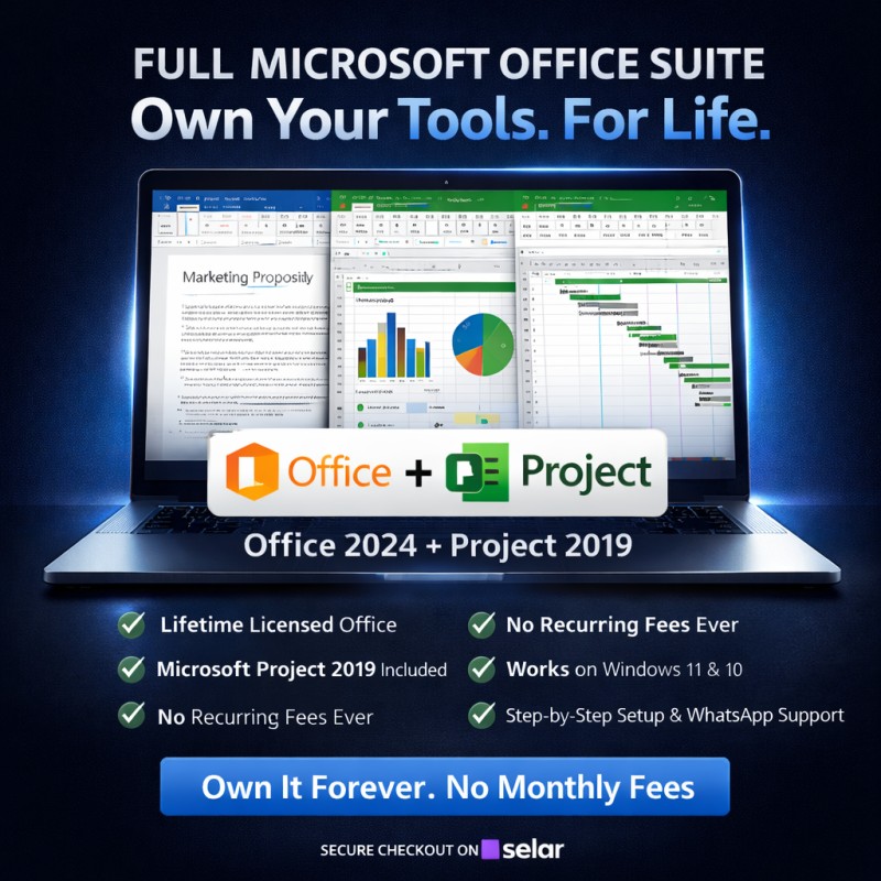 Microsoft Office Professional Plus 2024 & Microsoft Project Professional