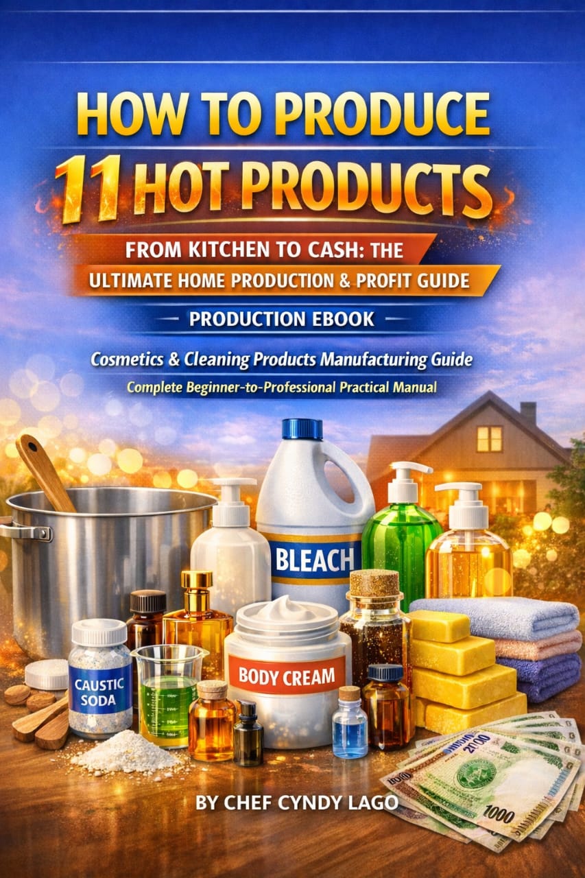 HOW TO PRODUCE 11 HOT PRODUCTS 📘 FROM KITCHEN TO CASH: THE ULTIMATE HOME PRODUCTION & PROFIT GUIDE