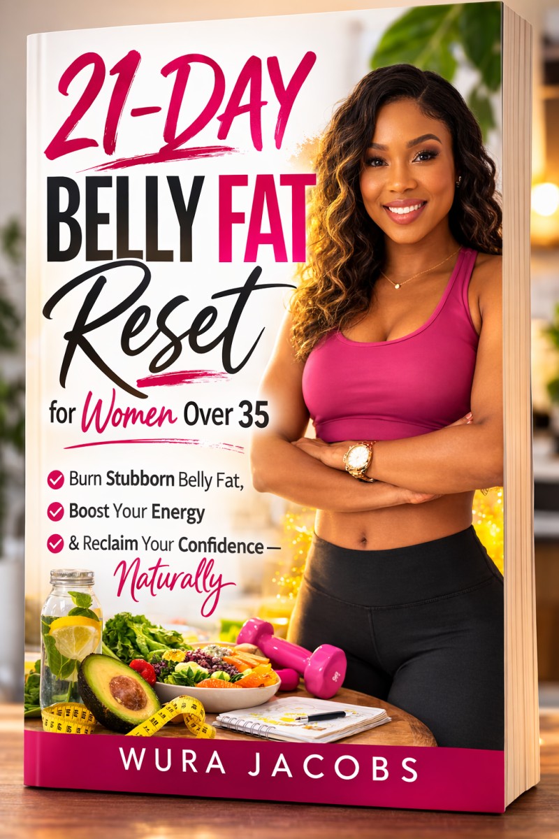 21-Day Belly Fat Reset for Women Over 35 A Simple Natural Plan to Reduce Belly Fat, Boost Energy, and Build Healthy Habits
