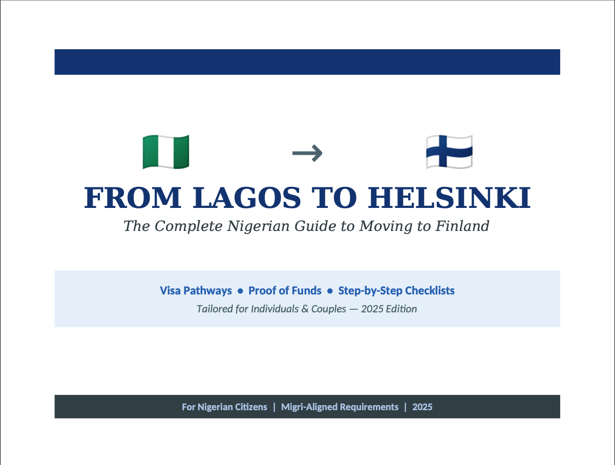 JAPA to Finland guide