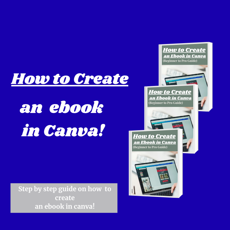 How to create an ebook in canva-step by step guide