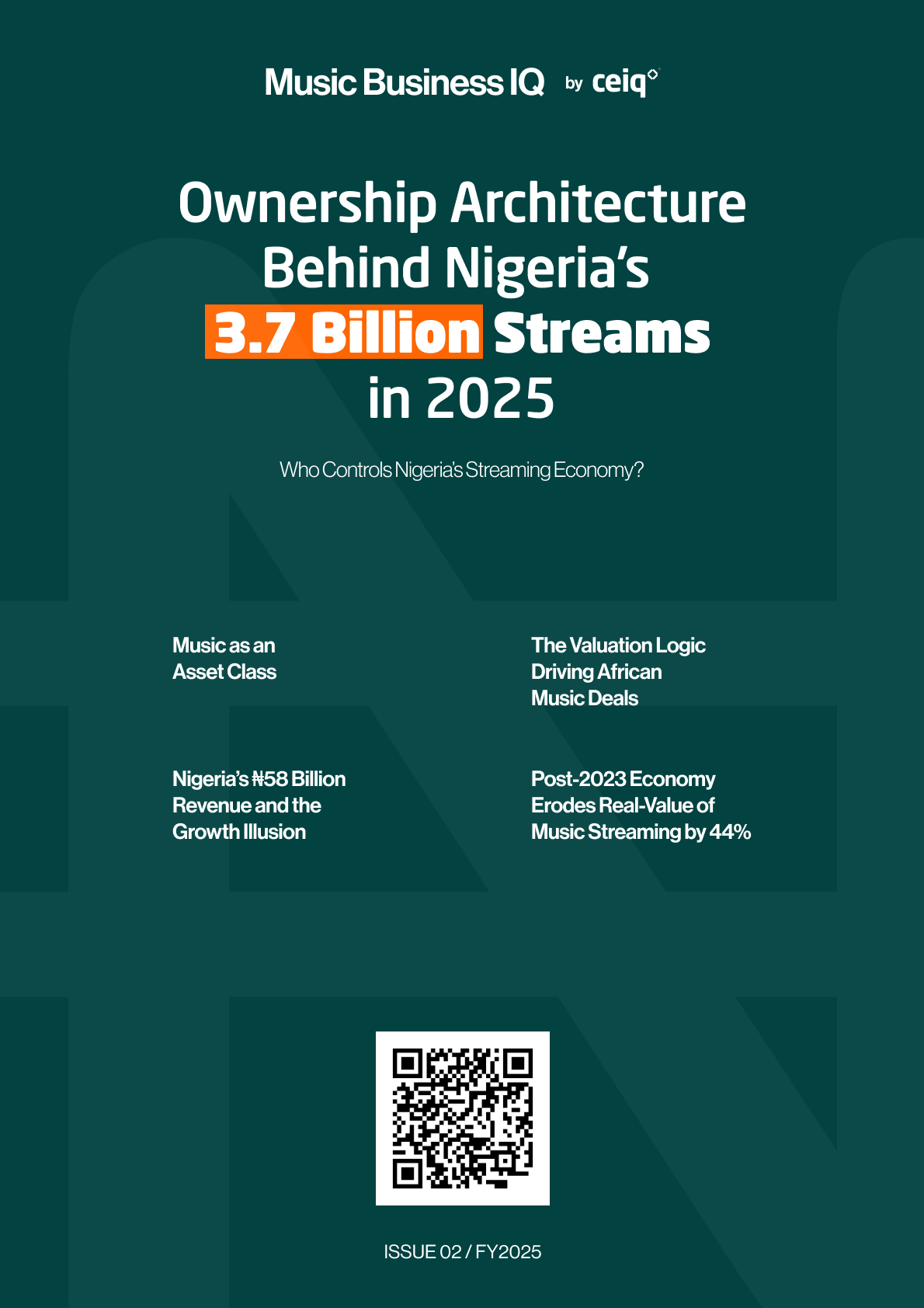 Ownership Architecture Behind Nigeria's 3.7 Billion Streams in 2025