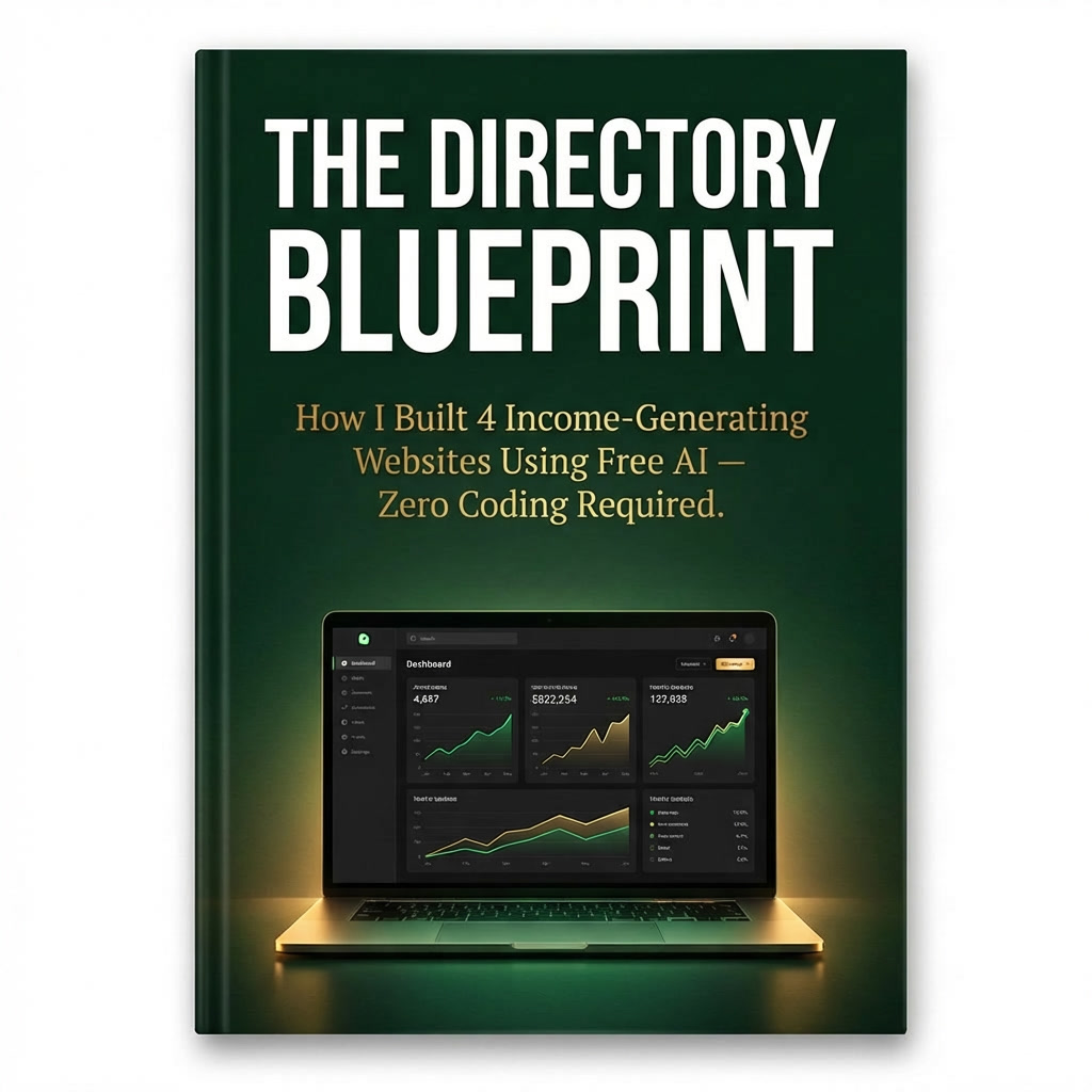 The Directory Blueprint: How I Built 4 Income-Generating Websites Using Free AI — Zero Coding Required