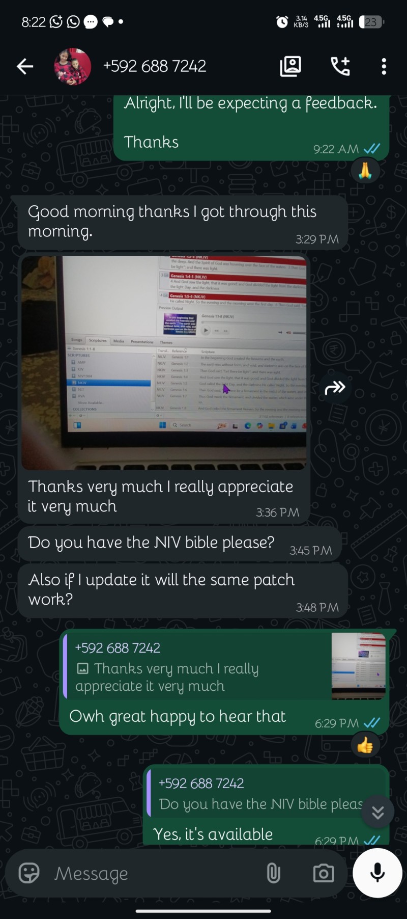Customer review 1