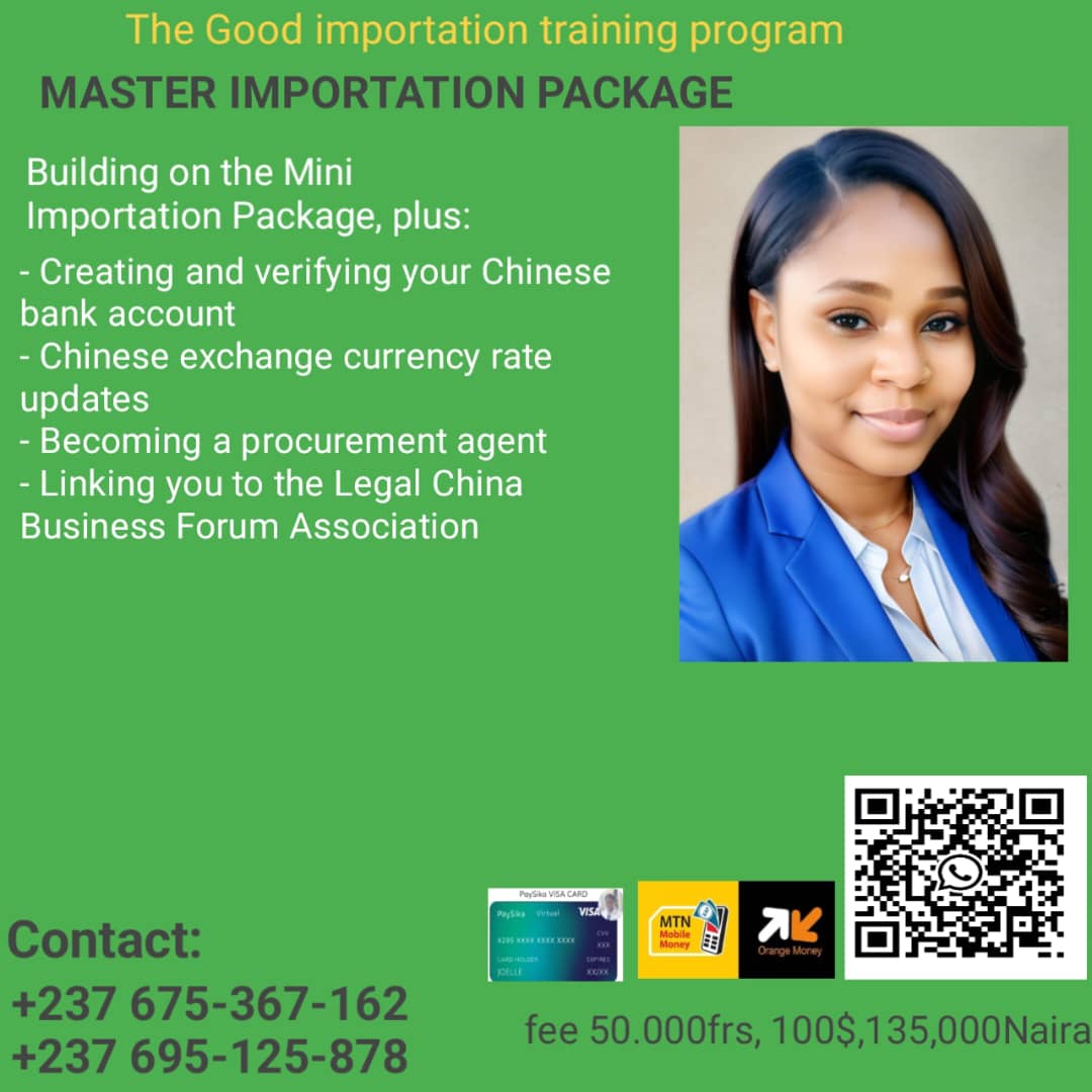 Importation for china