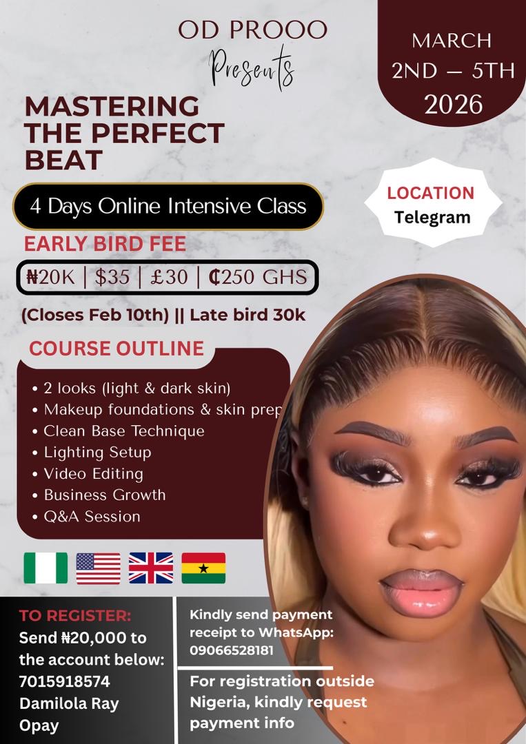 OD PROOO ONLINE MAKEUP CLASS 4.0