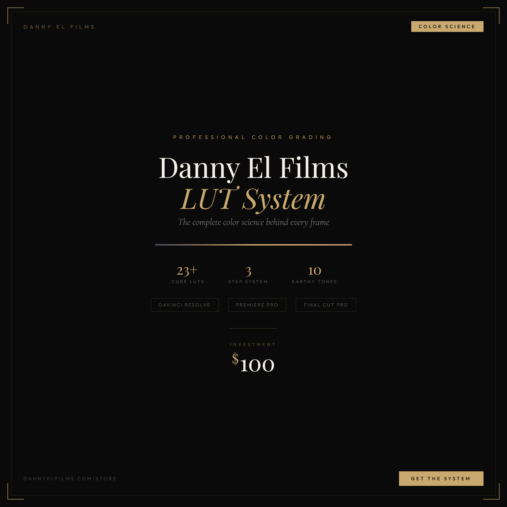 The Danny El Films Color Science