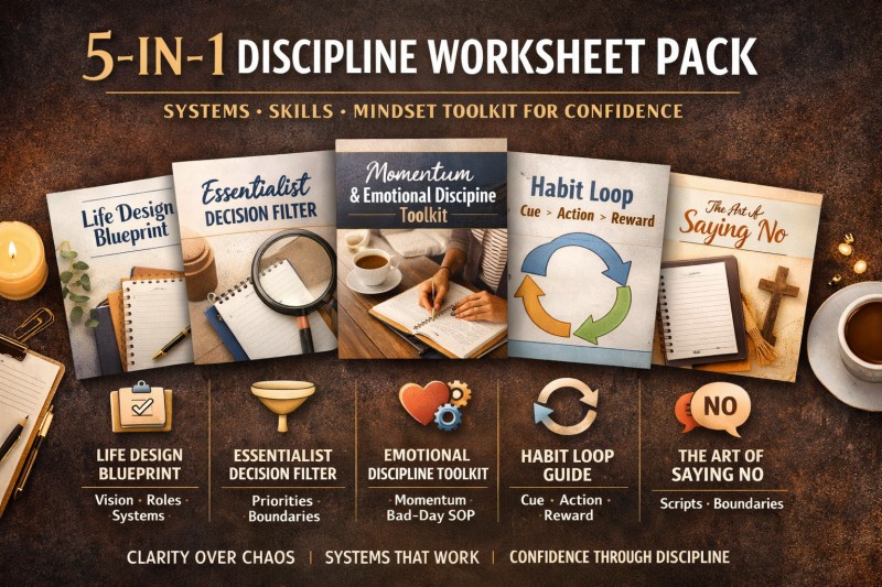 5 in 1 Discipline Worksheet Pack