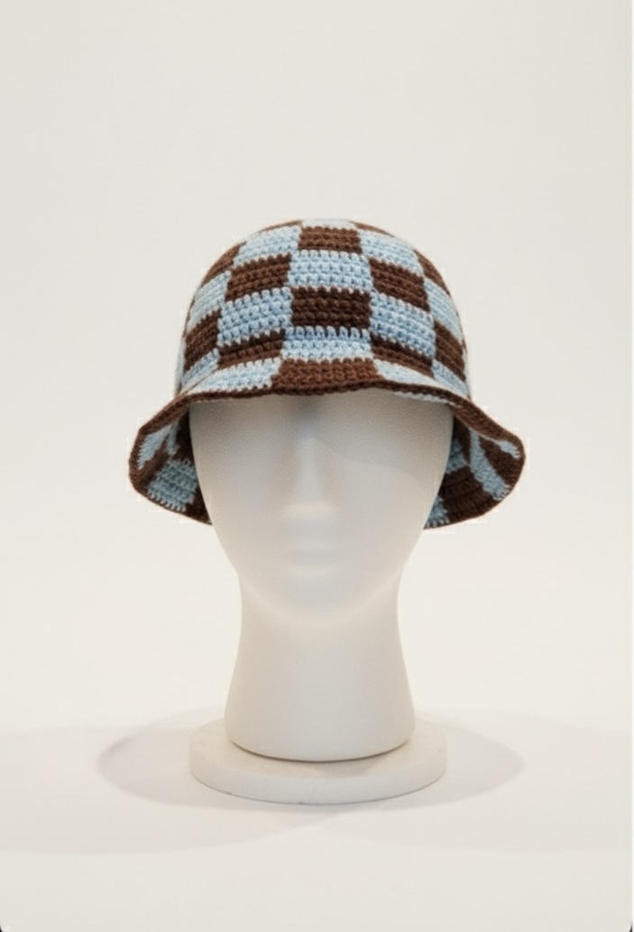 Checkered Bucket Hat