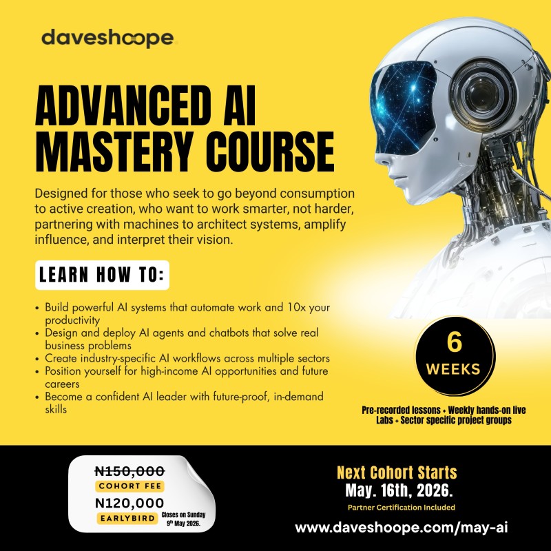 Daveshoope Advanced AI Mastery Course - May 2026
