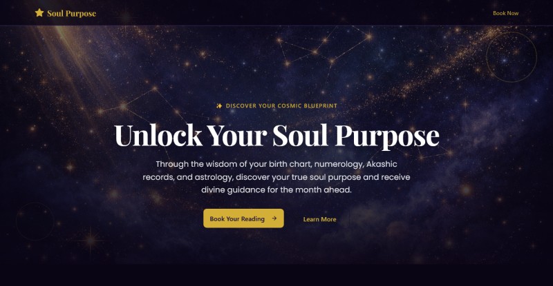 Soul Purpose and Monthly Spiritual Guidance and Healing Service