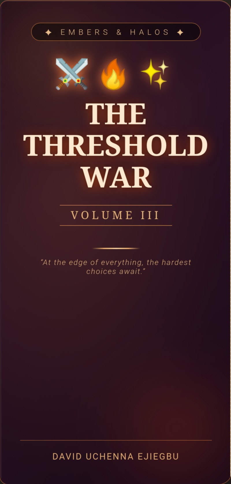Embers & Halo's (volume 3)
