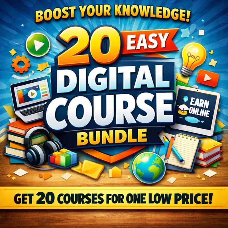 20 Easy Digital Course Bundle