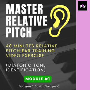 48 Minutes Relative Pitch Ear Training Exercise - (DIATONIC TONES IDENTIFICATION)