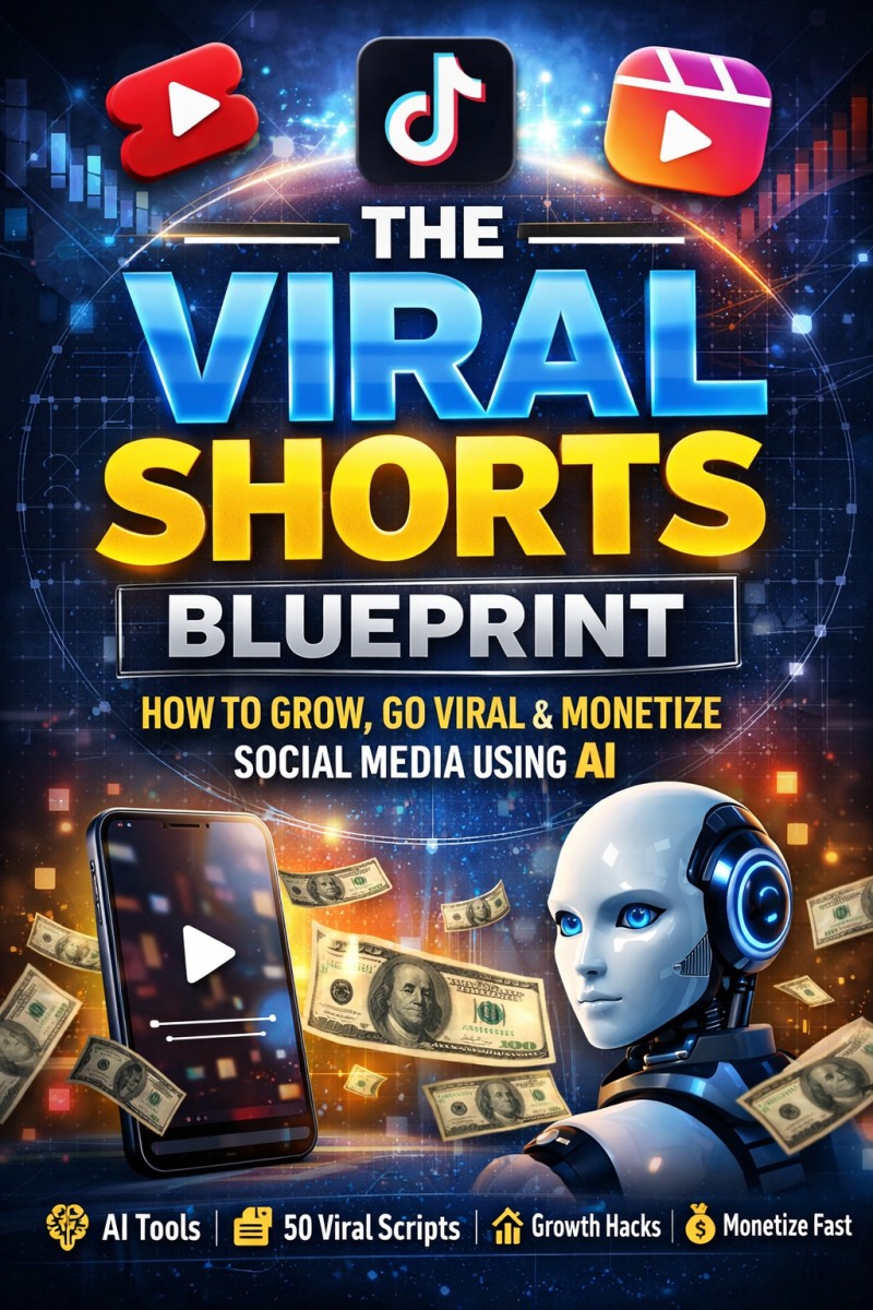 The Viral Shorts Blueprint: How to Grow, Go Viral & Monetize Social Media Using AI