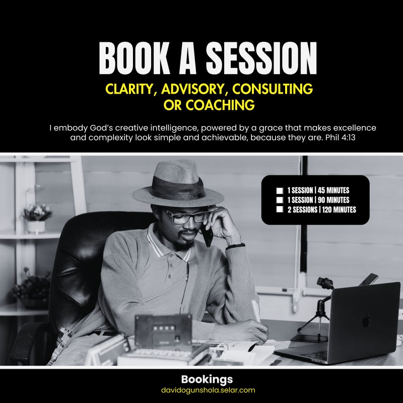Personal Clarity, Advisory, Consulting or Coaching Session