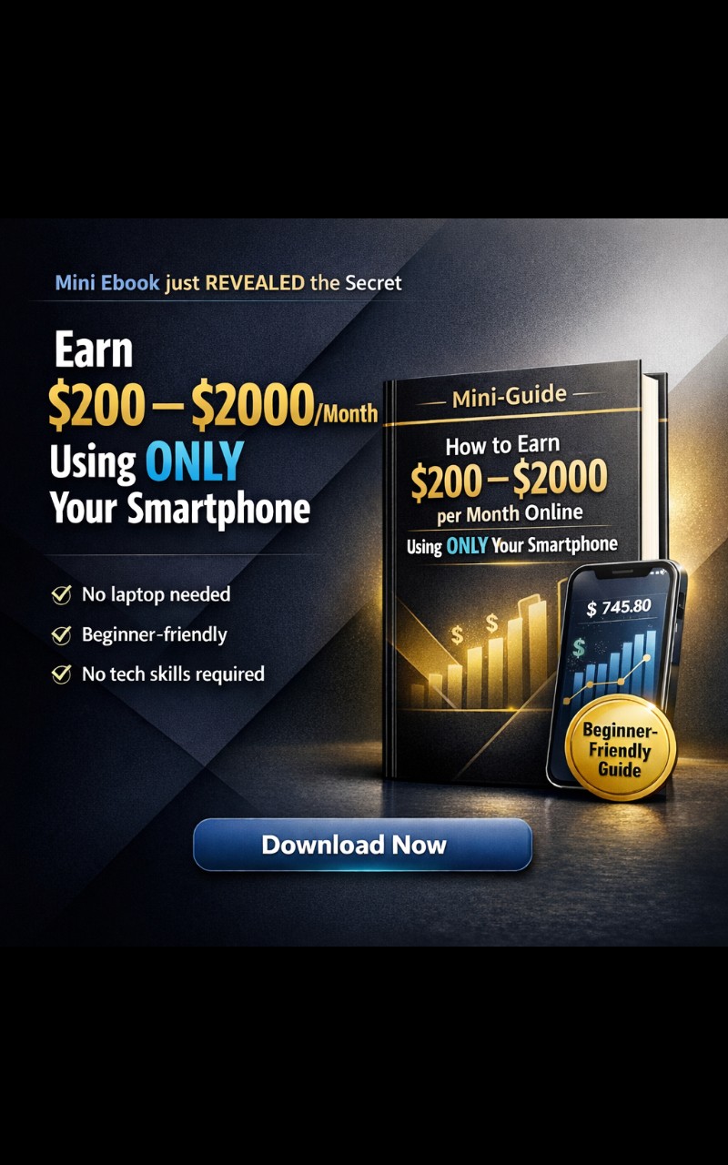 How to Earn $200 — $2000 per Month Online Using ONLY Your Smartphone